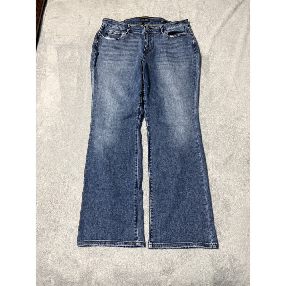 Judy Blue Bootcut Womens 18W Jeans Blue Stretch Western Zipper 36x30.5